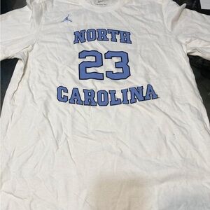 Jordan White and Blue North Carolina Tee